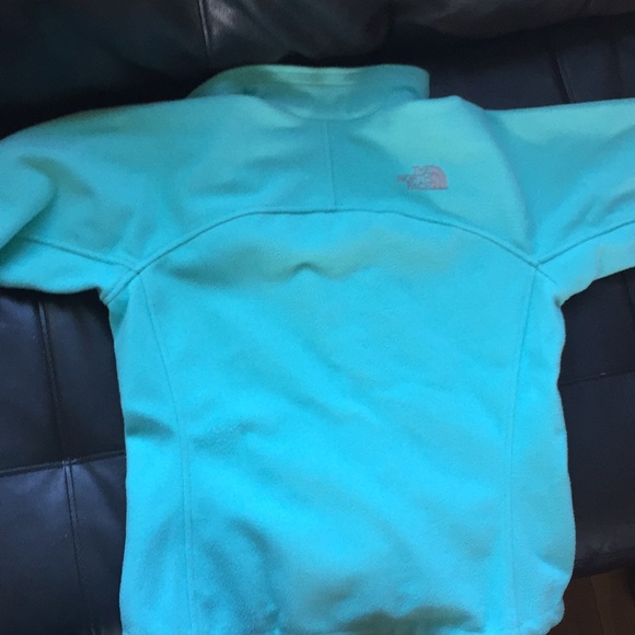 Light Weight Fleece North Face Zip Up Jacket Blue - Picture 5 of 5